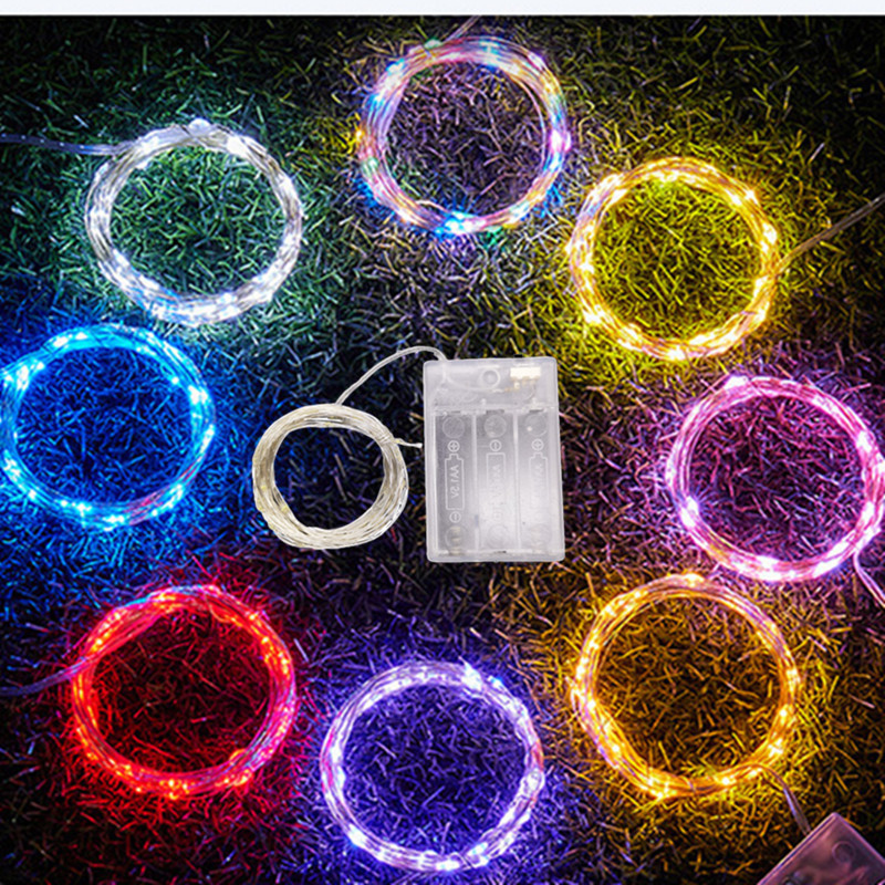 Fairy Lights Bedroom - أضواء LED خيطية تعمل بالبطارية لتزيين