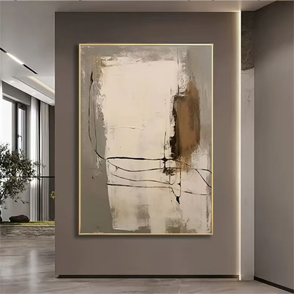 Home Decor Color Palettes - 100% رسمت باليد النفط اللوحة مجردة