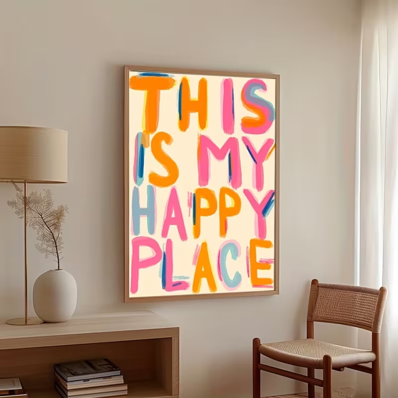 Home Decor Quotes - لوحة فنية حديثة مطبوعة على القماش