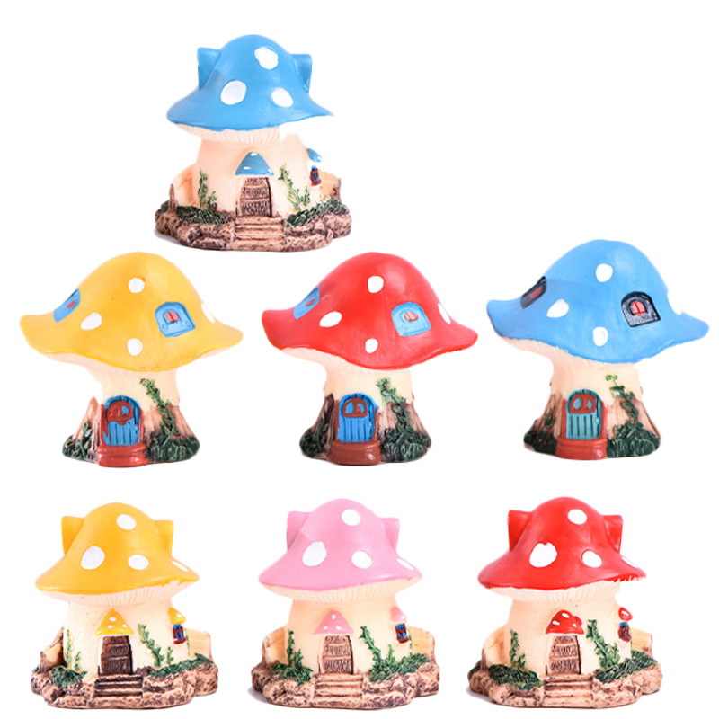 Home Decor Za - 1 قطعة Kawaii حديقة منزل الفطر