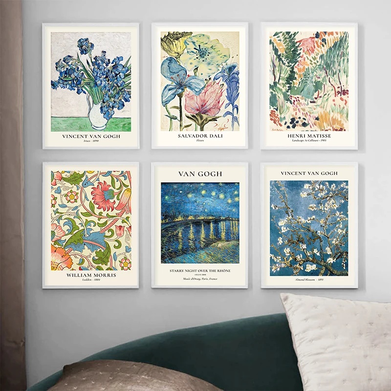 Home Decor Za - فان جوخ ستار زهرية سلسلة جدار
