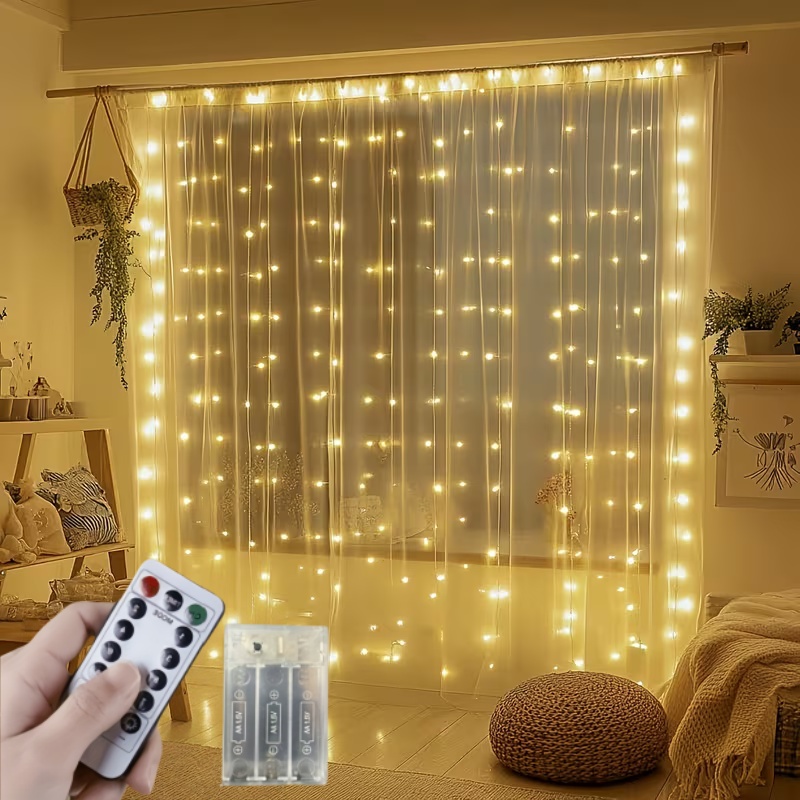 Fairy Lights Bedroom - إضاءة زينة عيد الميلاد بطول 3-6