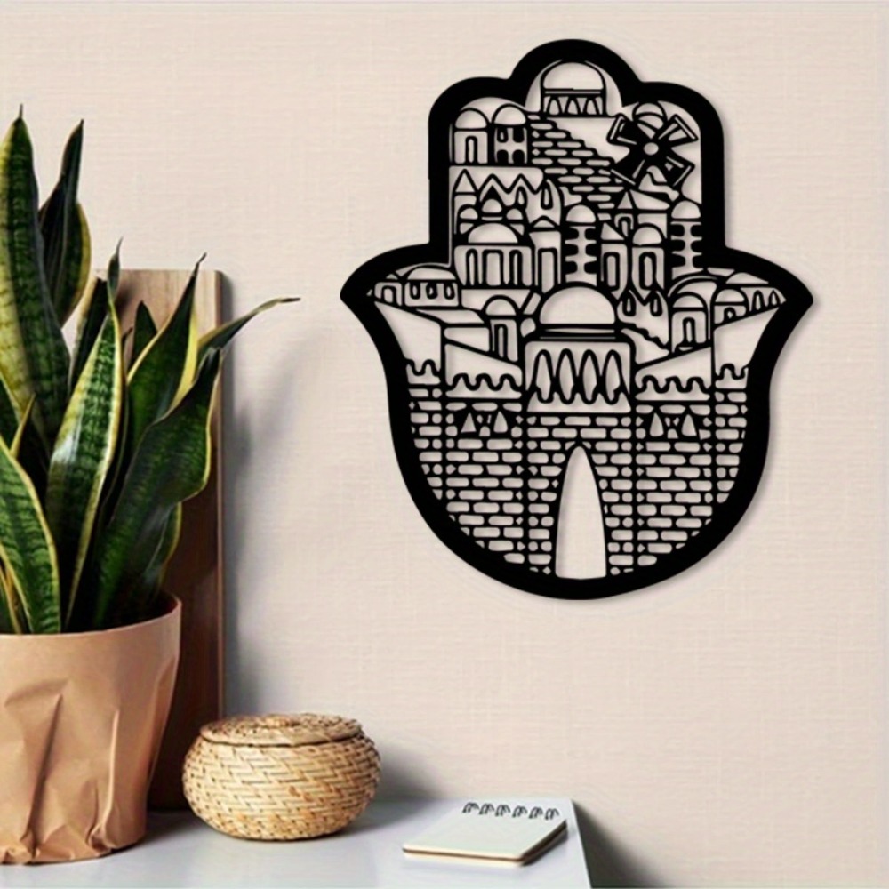 Home Decoration - لوحة جدارية معدنية من CIFBUY بتصميم