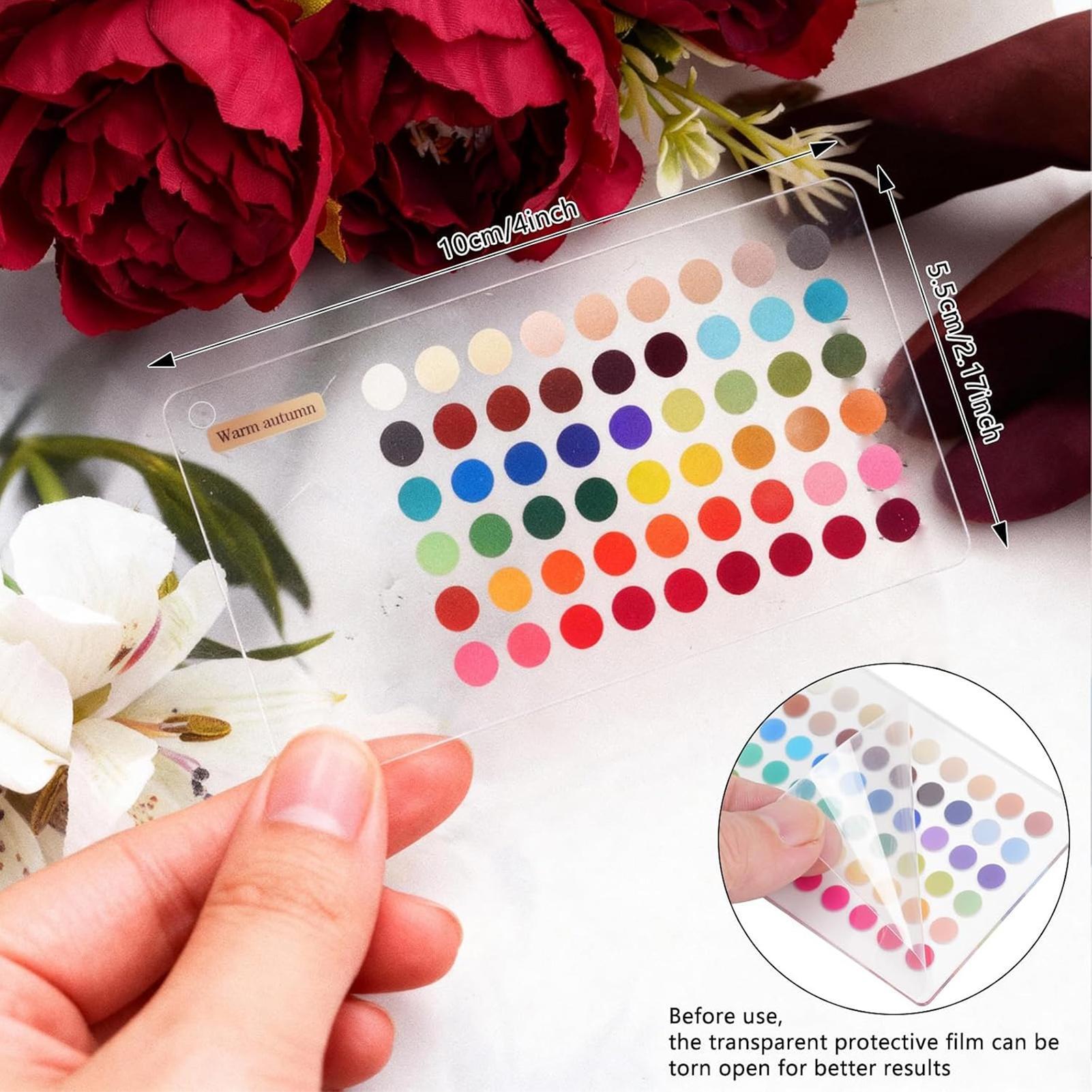 Home Decor Color Palettes - 6 قطع من بطاقات تحليل ألوان