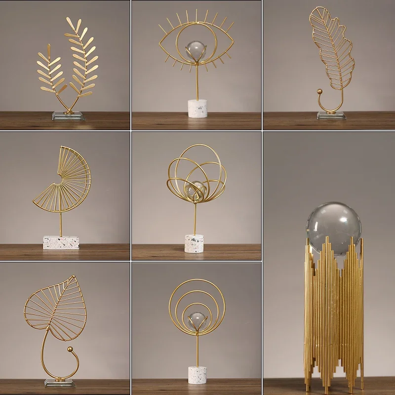 Home Decor Za - مجوهرات معدنية فاخرة خفيفة، غرفة المعيشة