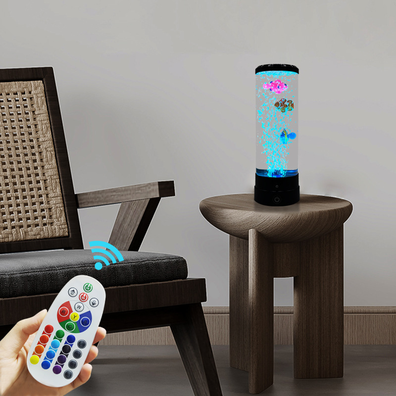 سمكة فقاعية LED متعددة الألوان - مراجعة Home Decor Unique وسعره