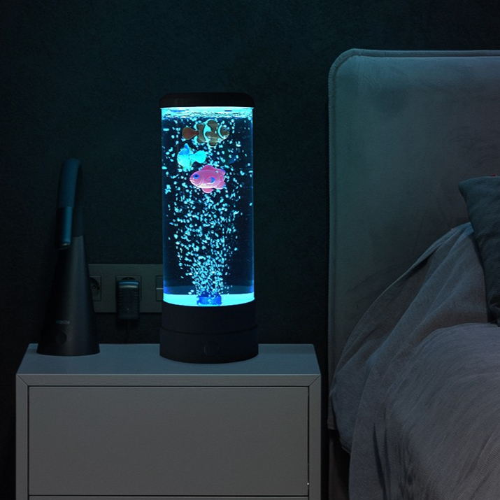 سمكة فقاعية LED متعددة الألوان - مراجعة Home Decor Unique وسعره