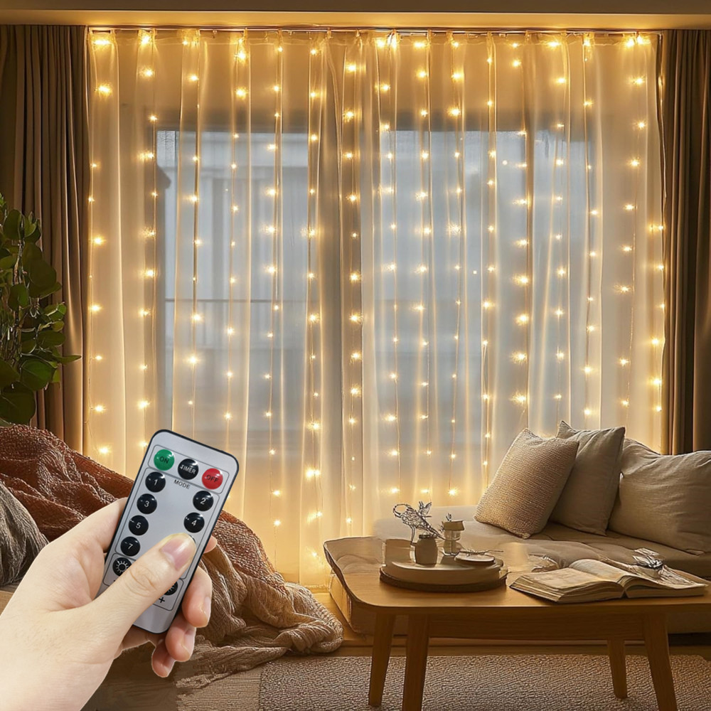 مصباح ساحر بطول 3/4/6 متر مع 8 - مراجعة Fairy Lights Bedroom وسعره