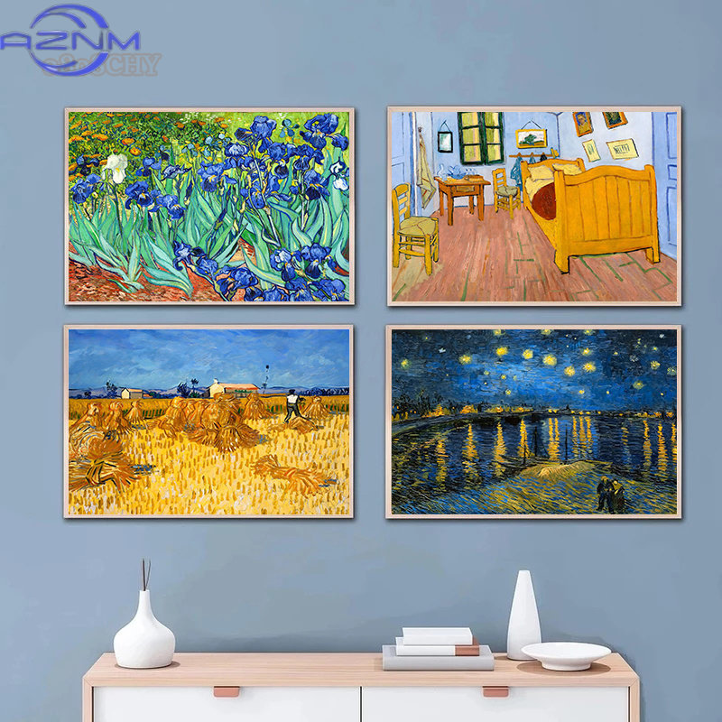 لوحات فنية للفنانين المشهورين  - مراجعة Watercolor Poster Print وسعره
