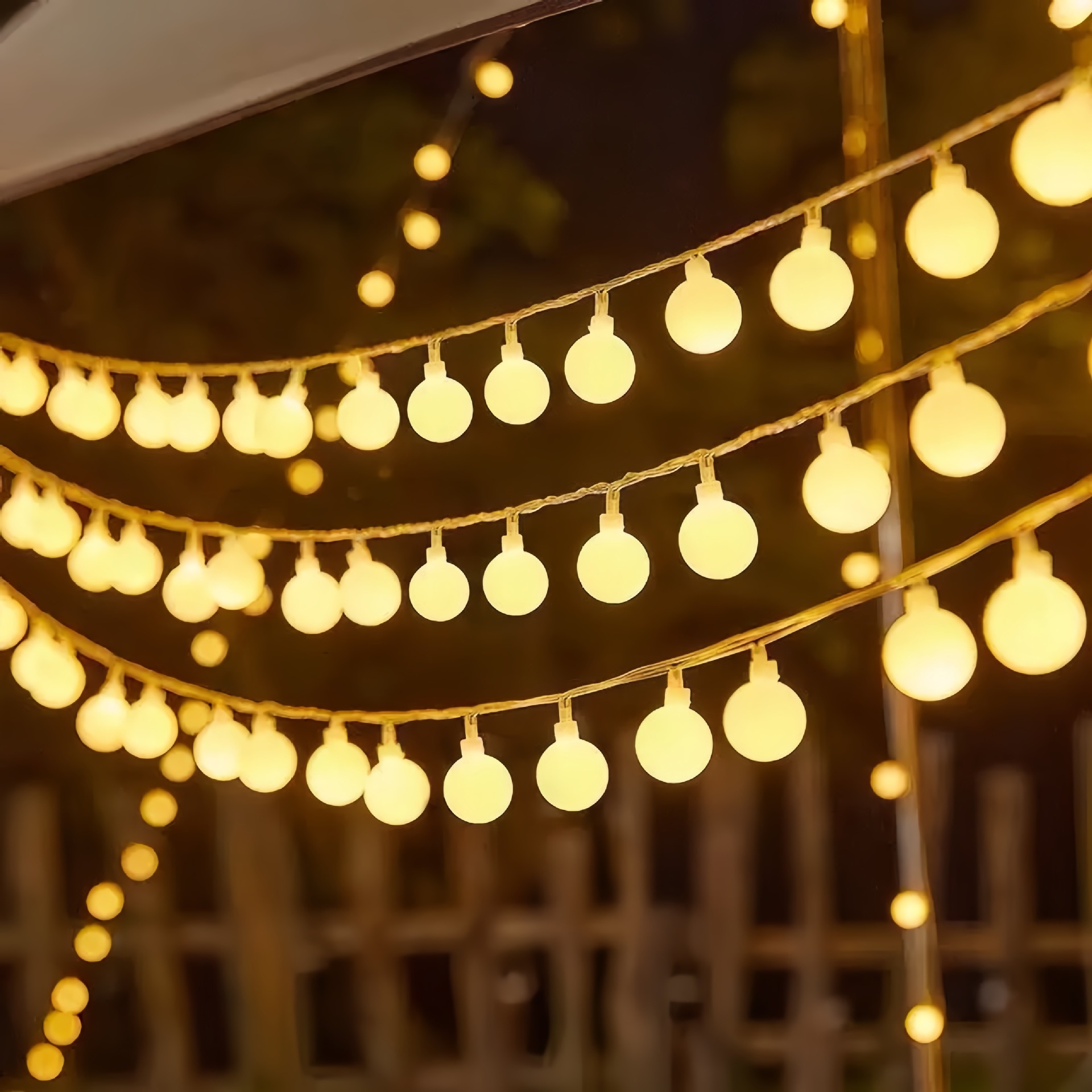 أضواء زينة على شكل فقاعات بيضا - مراجعة Fairy Lights Bedroom وسعره