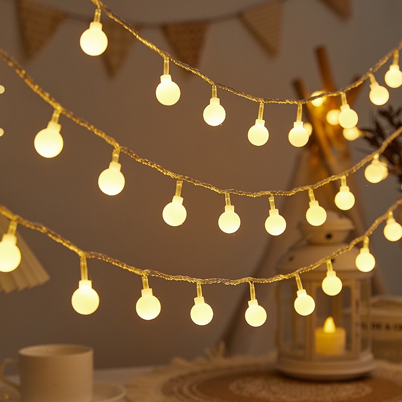 أضواء زينة على شكل فقاعات بيضا - مراجعة Fairy Lights Bedroom وسعره