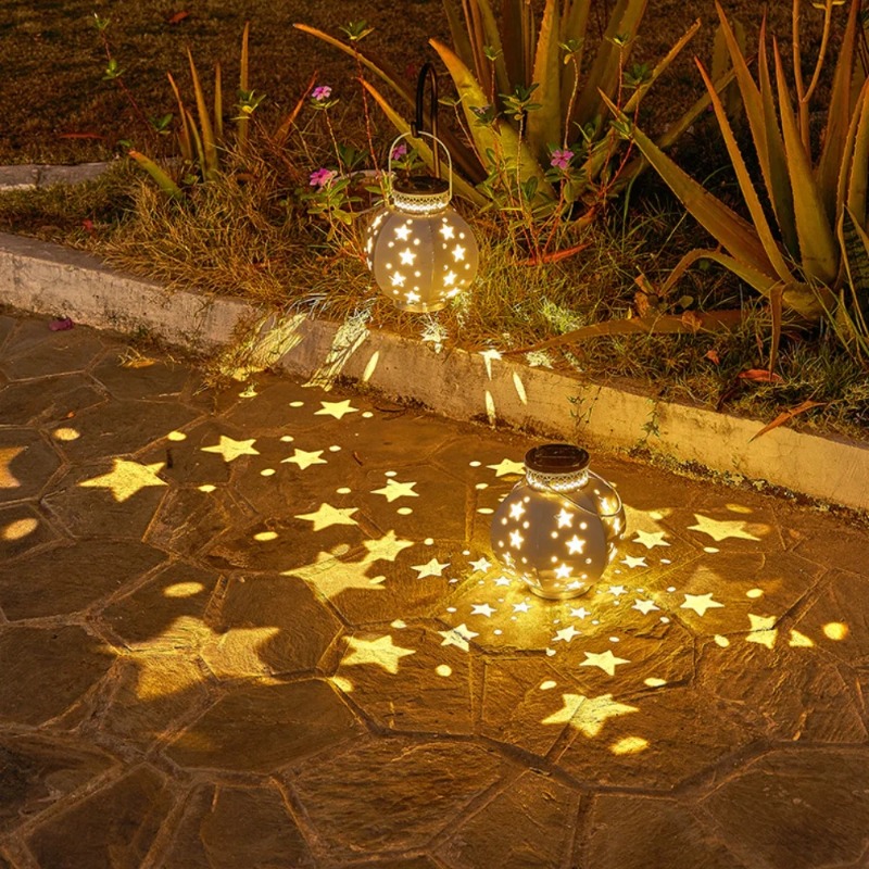 مصباح حديقة على شكل نجمة، أضوا - مراجعة Home Decor Outdoor وسعره