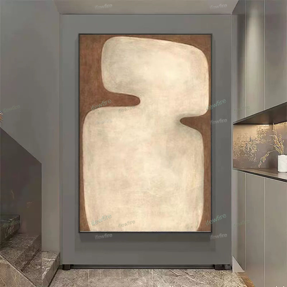 لوحة زيتية تجريدية مرسومة يدوي - مراجعة Home Decor Color Palettes وسعره