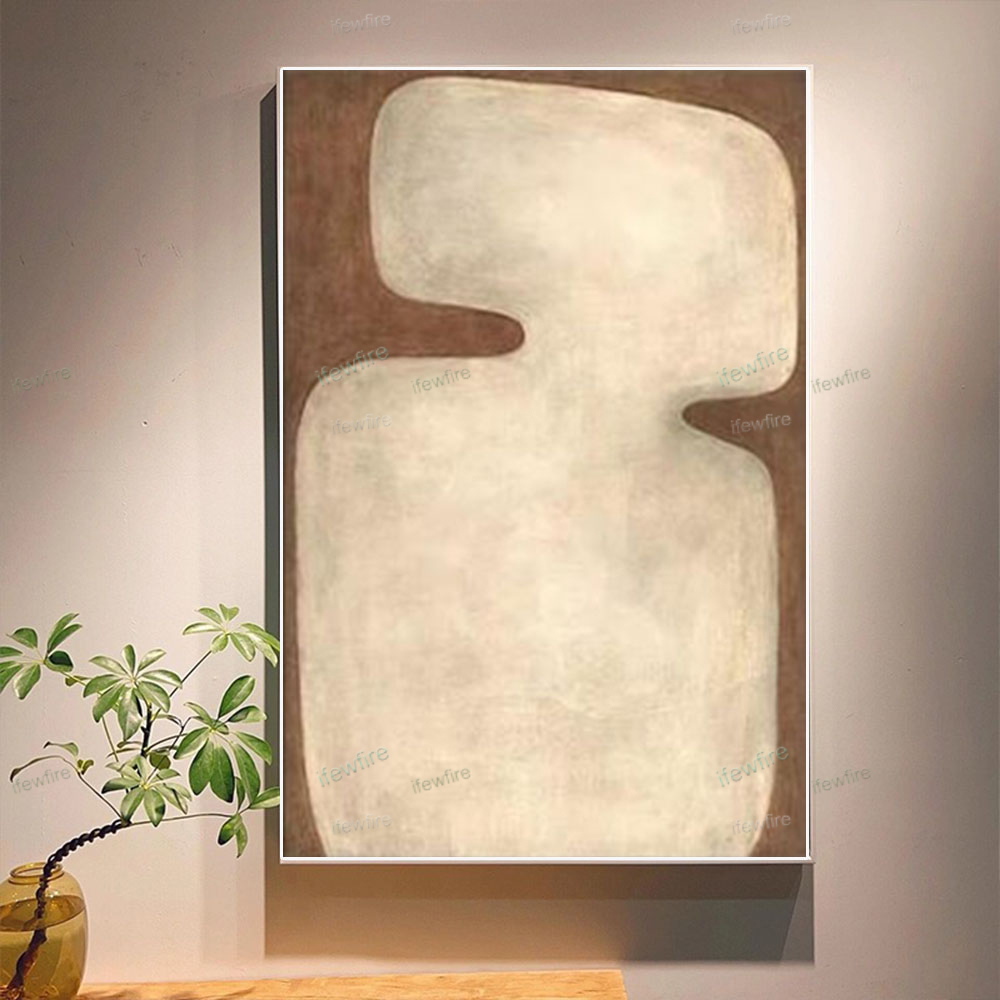 لوحة زيتية تجريدية مرسومة يدوي - مراجعة Home Decor Color Palettes وسعره