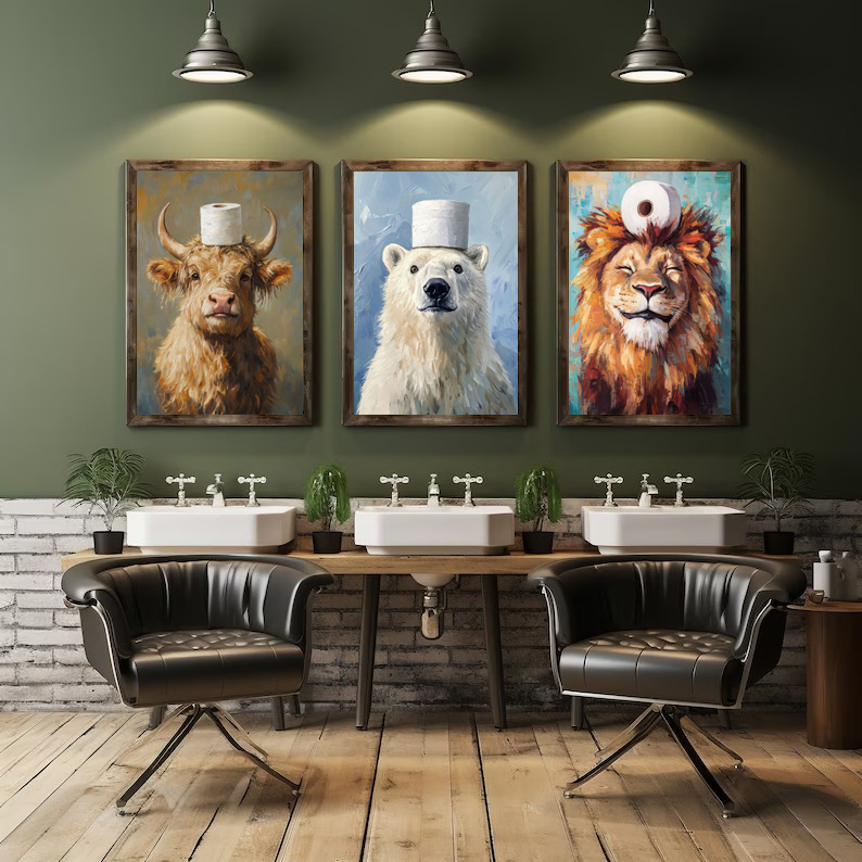 كارتون لطيف مضحك الحيوانات مع  - مراجعة Home Decor Scrap وسعره