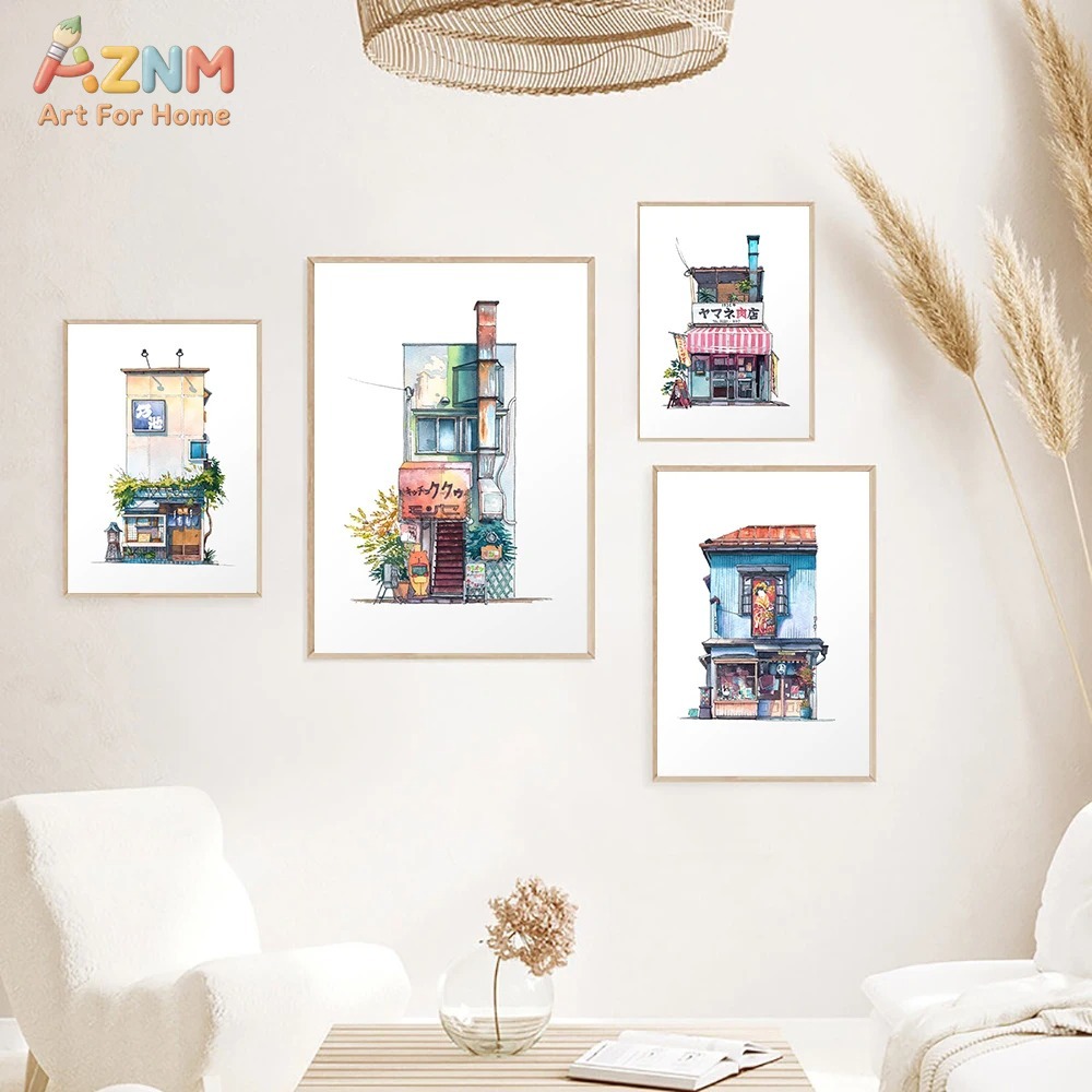 لوحة فنية يابانية على قماش كان - مراجعة Home Decor Tokyo وسعره