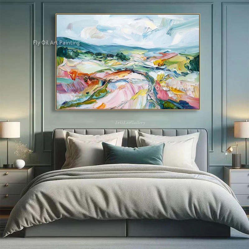 لوحة زيتية للمناظر الطبيعية مر - مراجعة Home Decor Color Palettes وسعره