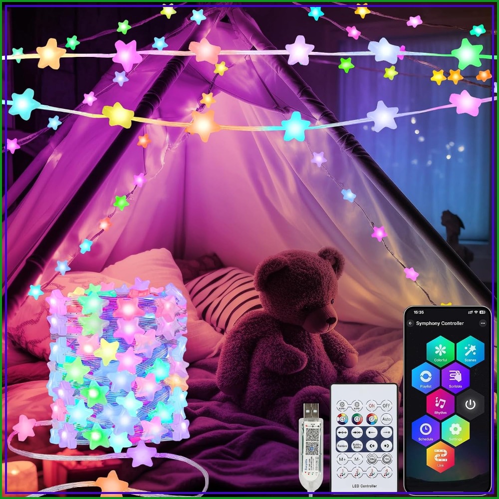 أضواء النجوم الذكية بطول 33 قد - مراجعة Fairy Lights Bedroom وسعره