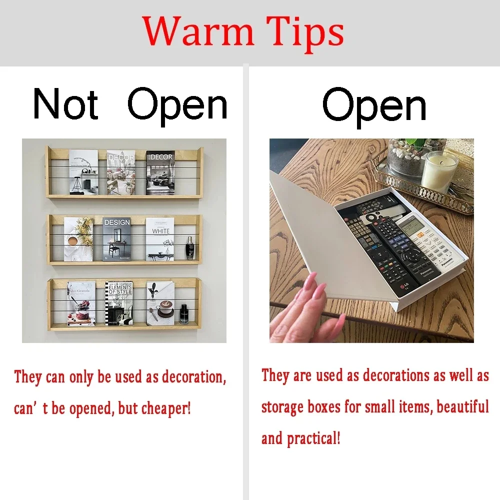 صناديق كتب مزيفة فاخرة للديكور - مراجعة Home Decor Za وسعره
