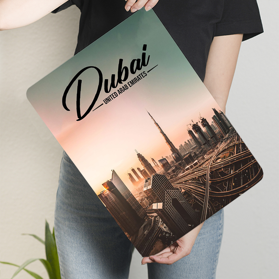 دبي سيتي سكيب جدار معدني الفن  - مراجعة Home Decor Uae وسعره