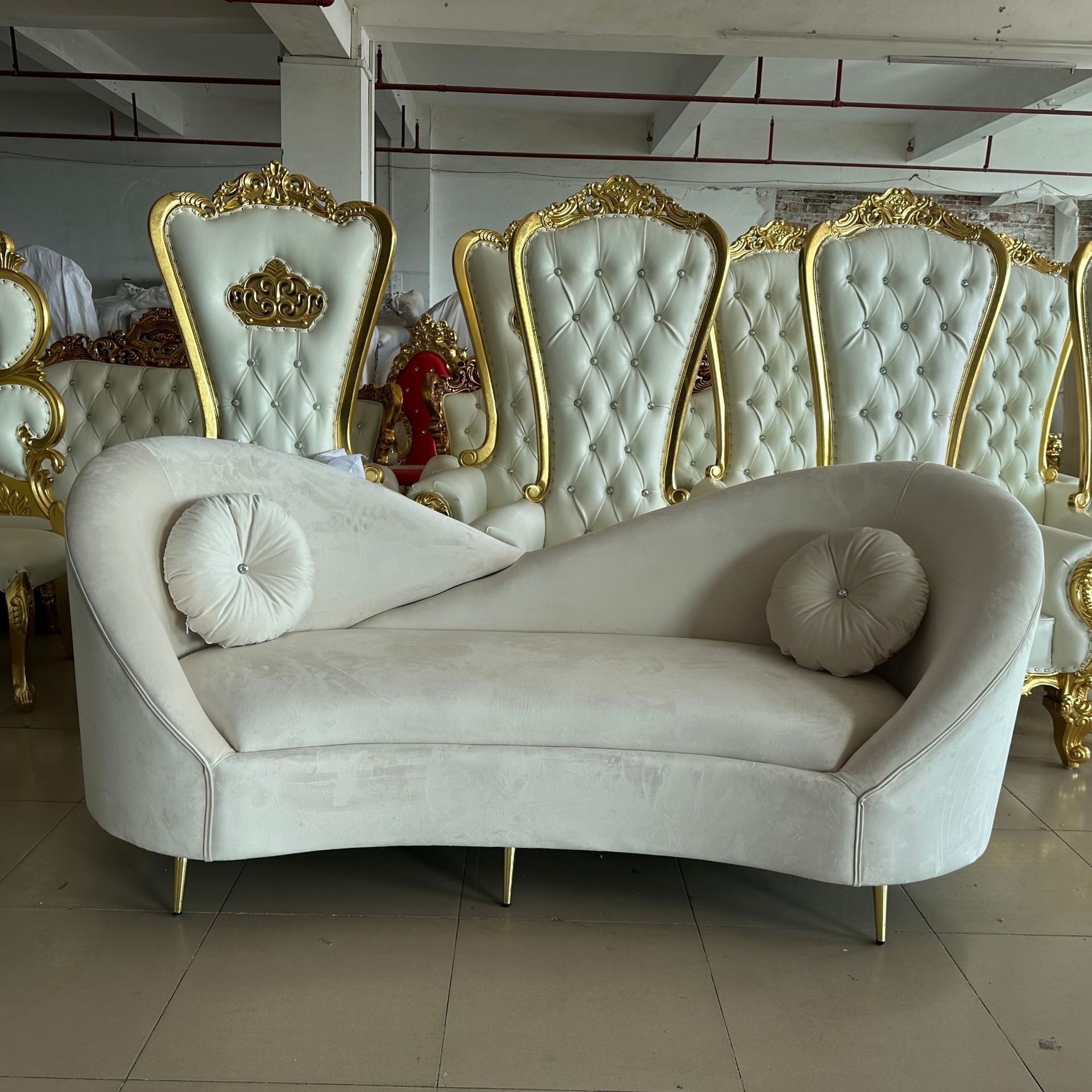 طقم أريكة زفاف فاخر للعروس وال - مراجعة Home Decor Sofa وسعره