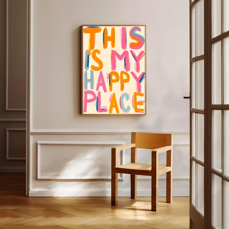 لوحة فنية حديثة مطبوعة على الق - مراجعة Home Decor Quotes وسعره