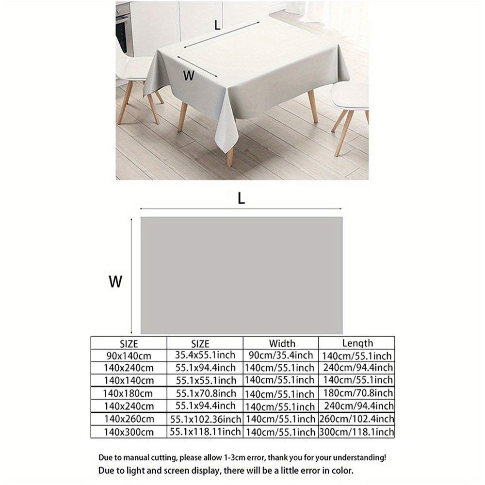 قطعة واحدة، مفرش طاولة مطبوع ث - مراجعة Home Decor Color Palettes وسعره