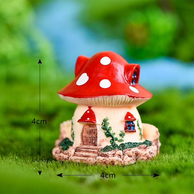 1 قطعة Kawaii حديقة منزل الفطر - مراجعة Home Decor Za وسعره