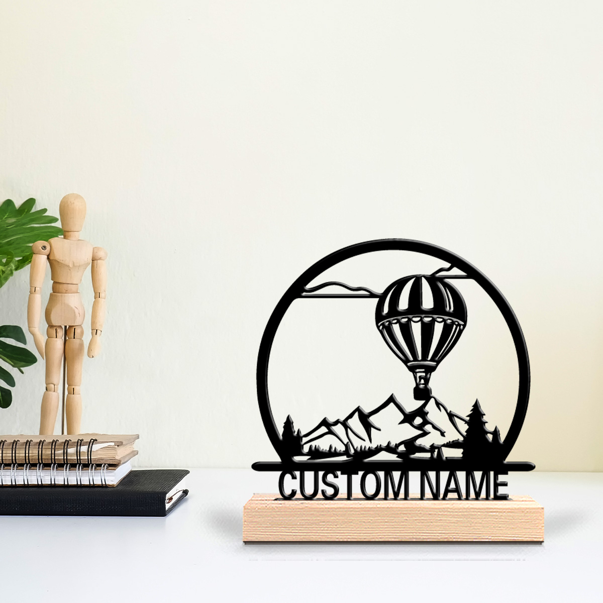 تمثال معدني على شكل منطاد هوائ - مراجعة Home Decor Unique وسعره