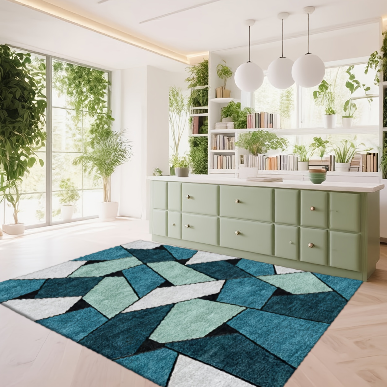 سجادة مستوحاة من الشواطئ بألوا - مراجعة Home Decor Color Palettes وسعره