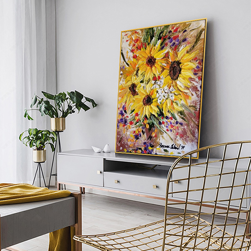 لوحة زيتية ثلاثية الأبعاد نابض - مراجعة Home Decor Color Palettes وسعره