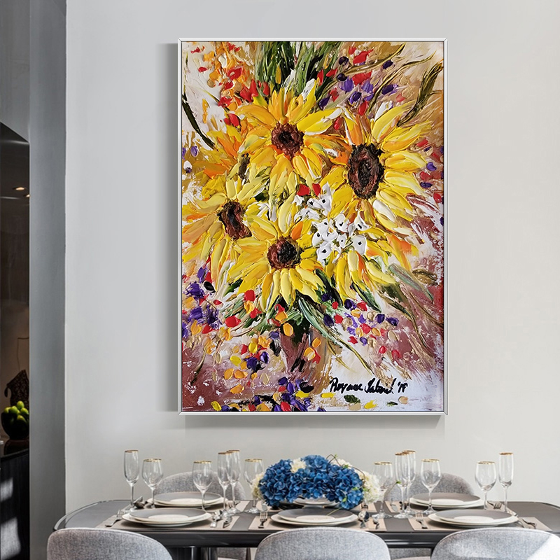 لوحة زيتية ثلاثية الأبعاد نابض - مراجعة Home Decor Color Palettes وسعره