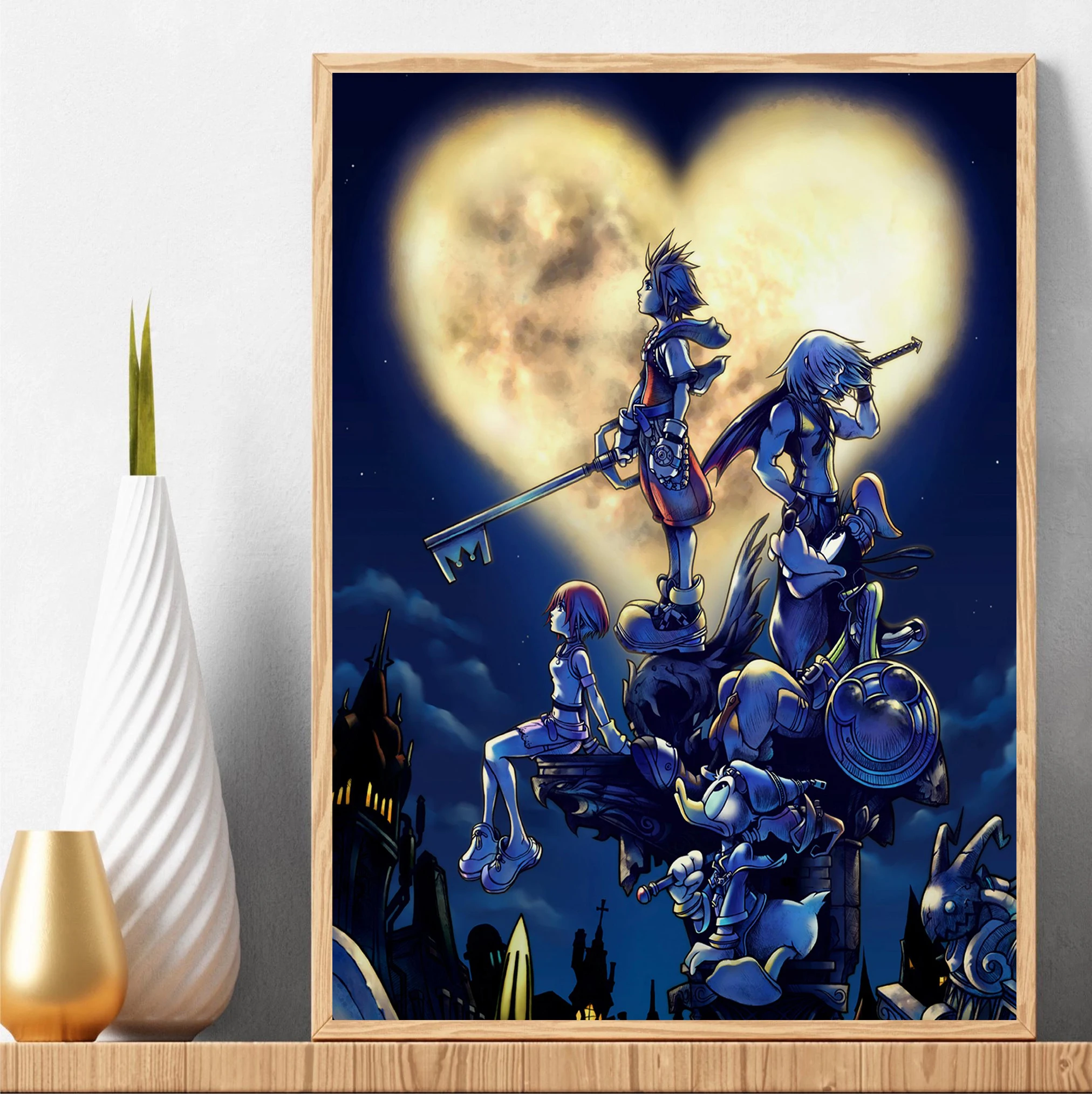 الكلاسيكية انمي ياباني المملكة - مراجعة Watercolor Poster Print وسعره