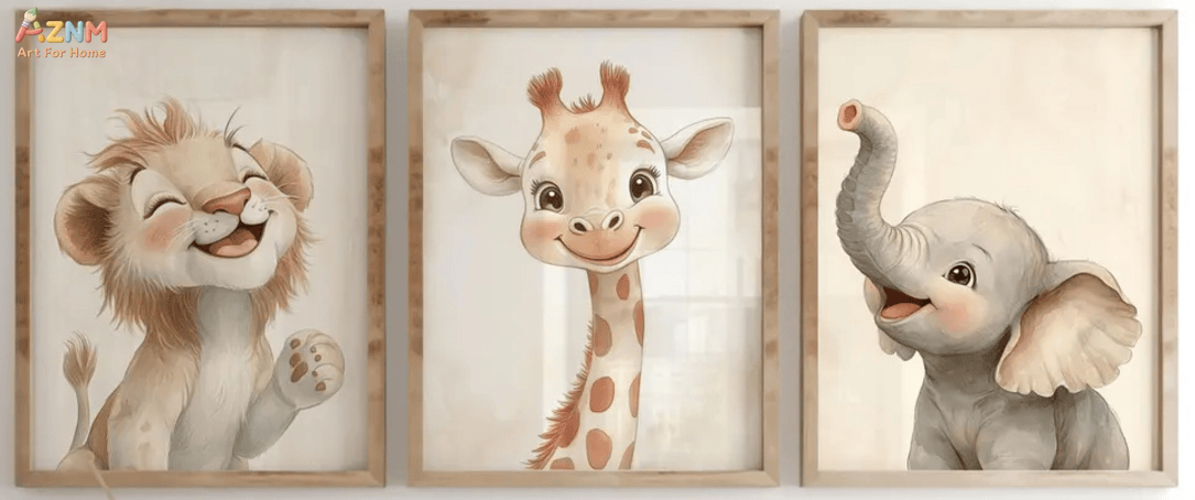[2D Flat] 1/3 قطع ملصق قماشي ( - مراجعة Watercolor Poster Print وسعره
