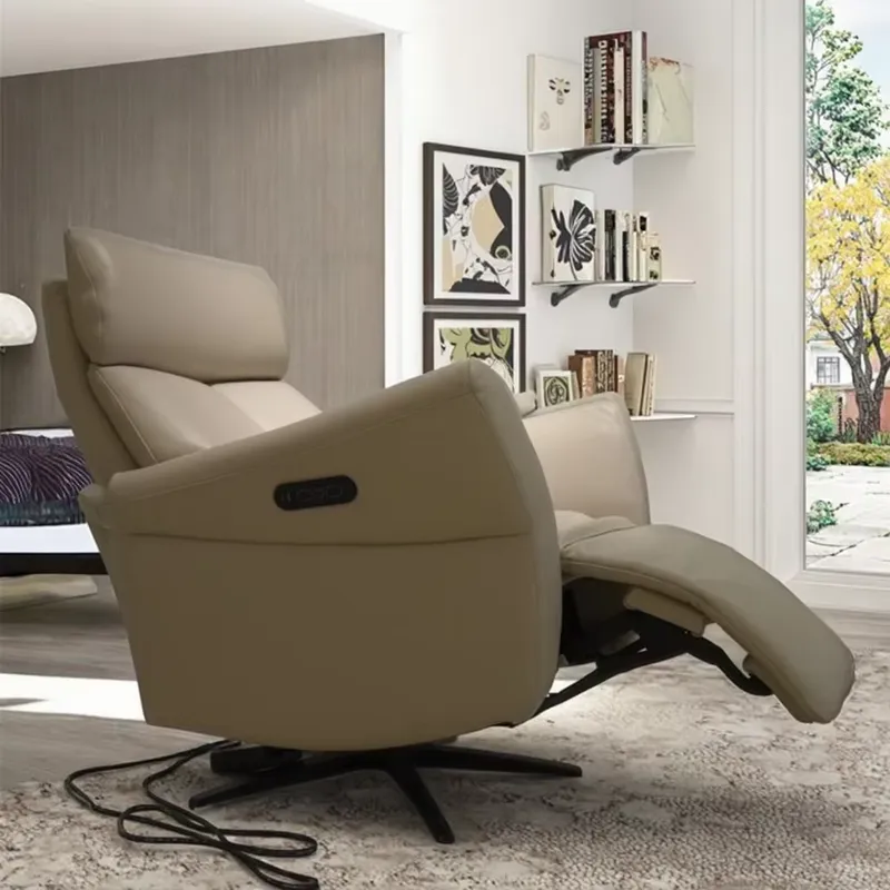 كرسي استرخاء كهربائي من الجلد  - مراجعة Home Decor Sofa وسعره