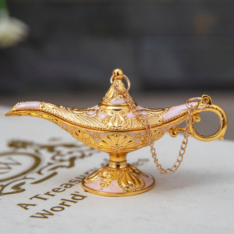 معدن صغير علاء الدين مصباح ديك - مراجعة Home Decor Za وسعره