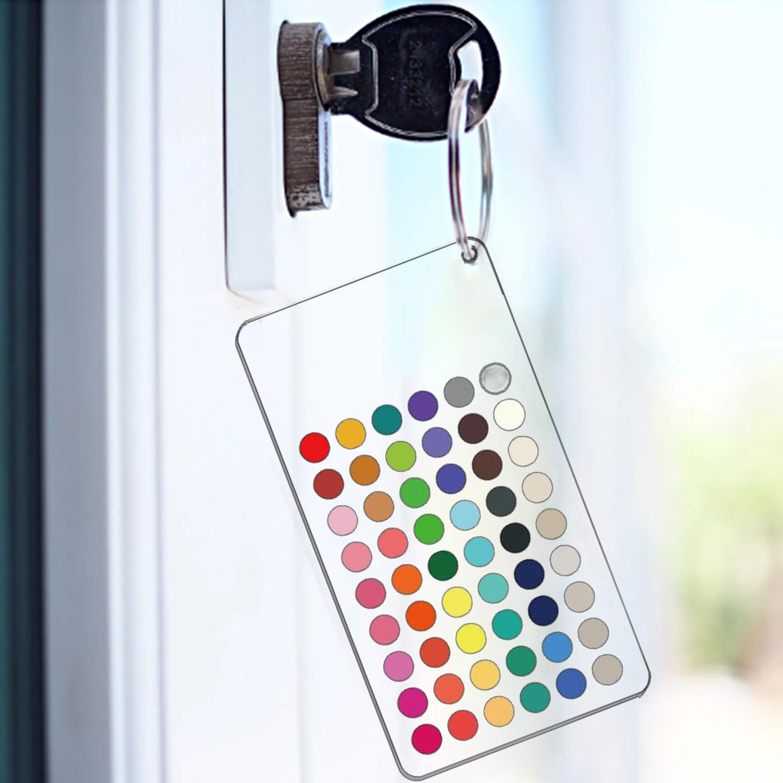6 قطع من بطاقات تحليل ألوان ال - مراجعة Home Decor Color Palettes وسعره