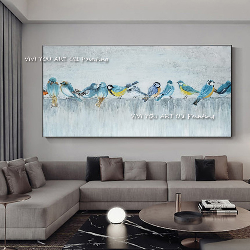 لوحة زيتية سميكة تجريدية مصنوع - مراجعة Home Decor Color Palettes وسعره