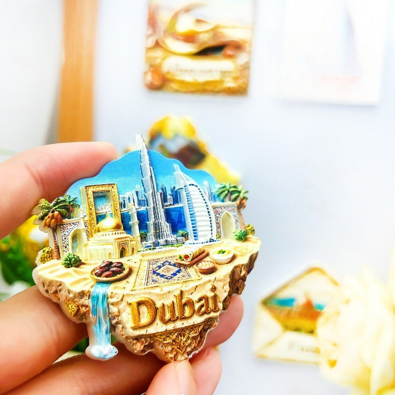 مغناطيس ثلاجة جزيرة دبي العائم - مراجعة Home Decor Uae وسعره