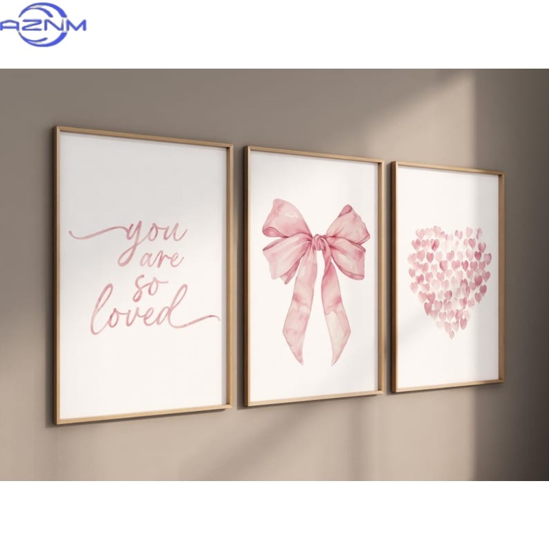 3 قطع (ملصقات قماشية غير مؤطرة - مراجعة Watercolor Poster Print وسعره