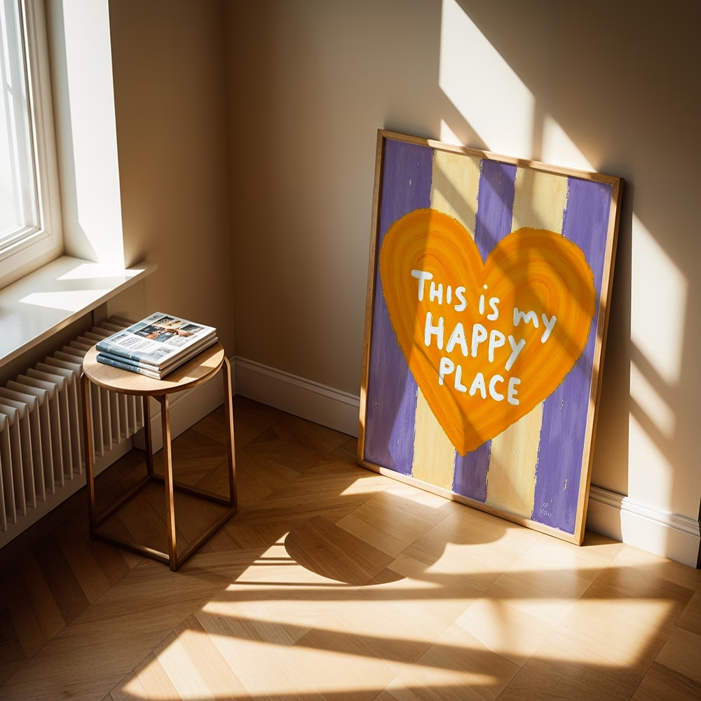 لوحة فنية حديثة وعصرية بتصميم  - مراجعة Home Decor Quotes وسعره