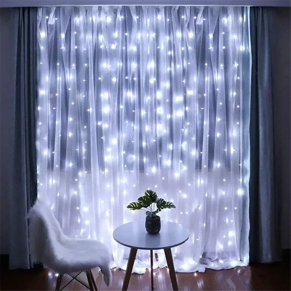3/6 متر USB LED الستار 8 طرق ا - مراجعة Fairy Lights Bedroom وسعره