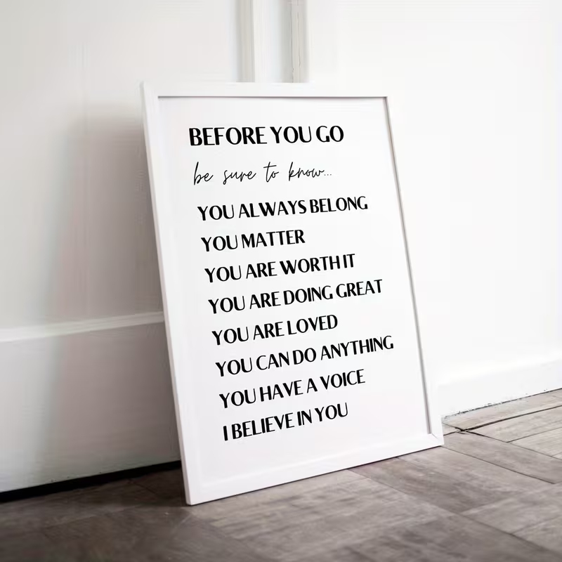 لوحات فنية جدارية حديثة بعبارا - مراجعة Home Decor Quotes وسعره