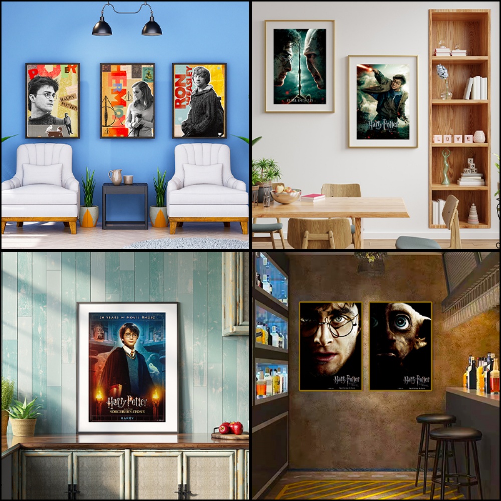 ملصق ورقي أصلي لهاري بوتر مقاس - مراجعة Home Decor Scrap وسعره